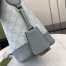 Gucci Ophidia GG Small Shoulder Bag in Dusty Blue Supreme Canvas