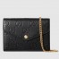 Gucci Chain Wallet in Black GG Leather