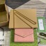 Gucci Chain Wallet in Rose Beige GG Leather