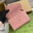 Gucci Chain Wallet in Rose Beige GG Leather
