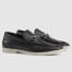 Gucci Men's Loafers with Horsebit in Black Leather