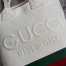 Gucci Medium Tote Bag in Canvas with Embossed Detail