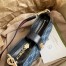Gucci Moon Side Mini Shoulder bag in Blue GG Denim