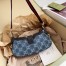Gucci Moon Side Mini Shoulder bag in Blue GG Denim
