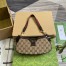 Gucci Moon Side Mini Shoulder Bag in Beige Original GG Canvas