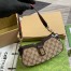 Gucci Moon Side Mini Shoulder Bag in Beige Original GG Canvas