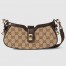 Gucci Moon Side Mini Shoulder Bag in Beige Original GG Canvas