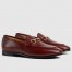 Gucci Women's Jordaan Loafers in Bordeaux Calfskin