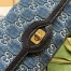 Gucci Luce Small Shoulder Bag in Blue GG Denim