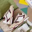 Gucci Men's Re-Web Sneakers in White and Red Leather