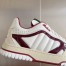 Gucci Men's Re-Web Sneakers in White and Red Leather
