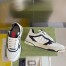 Gucci Men's Re-Web Sneakers in White and Black Leather