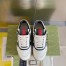 Gucci Men's Re-Web Sneakers in White and Black Leather