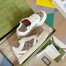 Gucci Men's Re-Web Sneakers in GG Canvas with White Leather