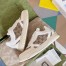 Gucci Men's Re-Web Sneakers in GG Canvas with White Leather