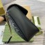 Gucci GG Marmont Large Shoulder Bag in Black Chevron Leather