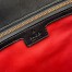 Gucci GG Marmont Large Shoulder Bag in Black Chevron Leather