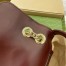 Gucci GG Marmont Large Shoulder Bag in Red Chevron Leather