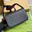 Gucci Super Mini Crossbody Bag in Black GG Supreme Canvas