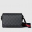 Gucci Super Mini Crossbody Bag in Black GG Supreme Canvas