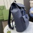 Gucci Ophidia GG Large Backpack in Blue GG Supreme Canvas