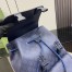 Gucci Ophidia GG Large Backpack in Blue GG Supreme Canvas