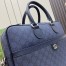 Gucci Ophidia GG Medium Briefcase in Blue GG Supreme Canvas