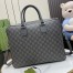 Gucci Ophidia GG Medium Briefcase in Grey GG Supreme Canvas