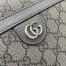 Gucci Ophidia GG Medium Briefcase in Grey GG Supreme Canvas