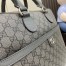 Gucci Ophidia GG Medium Briefcase in Grey GG Supreme Canvas