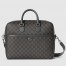 Gucci Ophidia GG Medium Briefcase in Grey GG Supreme Canvas