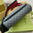 Gucci Men's Messenger Bag in Black GG Supreme Canvas