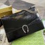 Gucci Dionysus Large Shoulder Bag in Black Patent Leather