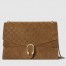 Gucci Dionysus Large Shoulder Bag in Brown GG Suede Leather