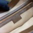 Gucci Padlock Medium Shoulder Bag in GG Canvas with Brown Calfskin