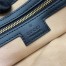 Gucci Padlock Medium Shoulder Bag in GG Canvas with Black Calfskin