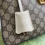 Gucci Padlock Medium Shoulder Bag in GG Canvas with White Calfskin
