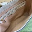 Gucci Padlock Medium Shoulder Bag in GG Canvas with White Calfskin