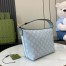 Gucci Ophidia Super Mini Shouler Bag in Dusty Blue GG Supreme Canvas