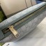 Gucci Ophidia Super Mini Shouler Bag in Dusty Blue GG Supreme Canvas