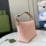 Gucci Ophidia Super Mini Shouler Bag in Dusty Pink GG Supreme Canvas