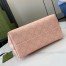 Gucci Ophidia Super Mini Shouler Bag in Dusty Pink GG Supreme Canvas