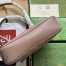 Gucci GG Marmont Small Top-handle Bag in Dusty Pink Chevron Leather