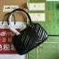 Gucci GG Marmont Small Top-handle Bag in Black Chevron Leather