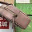 Gucci GG Marmont Medium Top-handle Bag in Dusty Pink Chevron Leather