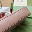 Gucci GG Marmont Medium Top-handle Bag in Dusty Pink Chevron Leather