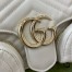 Gucci GG Marmont Small Bag with Multi-pocket in White Chevron Leather