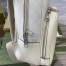 Gucci Men's Backpack in White Leather with GG Supreme Canvas