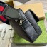 Gucci Small Crossbody Bag in Black GG Supreme Canvas