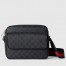 Gucci Small Crossbody Bag in Black GG Supreme Canvas